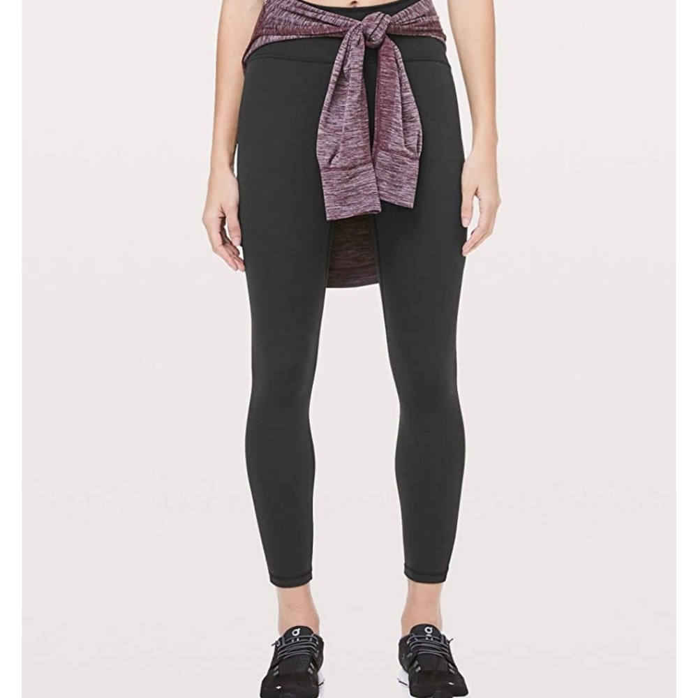 Lululemon leggings with mesh detail
